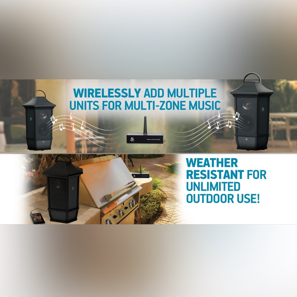Mainstreet Indoor / Outdoor Wireless Portable Speaker - Picture 11 of 11